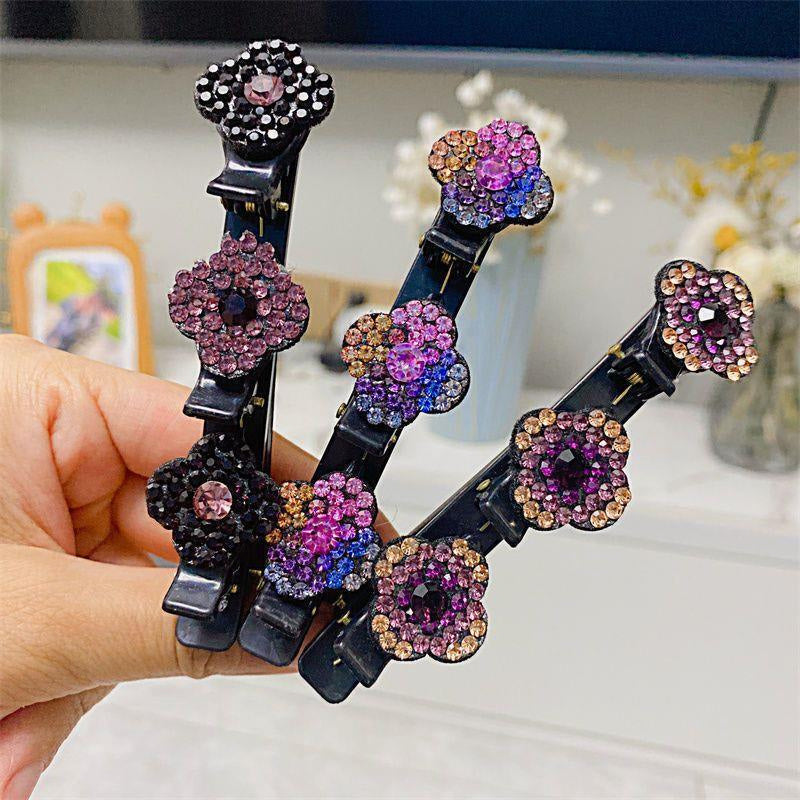 Crystal Flower Hair Clip