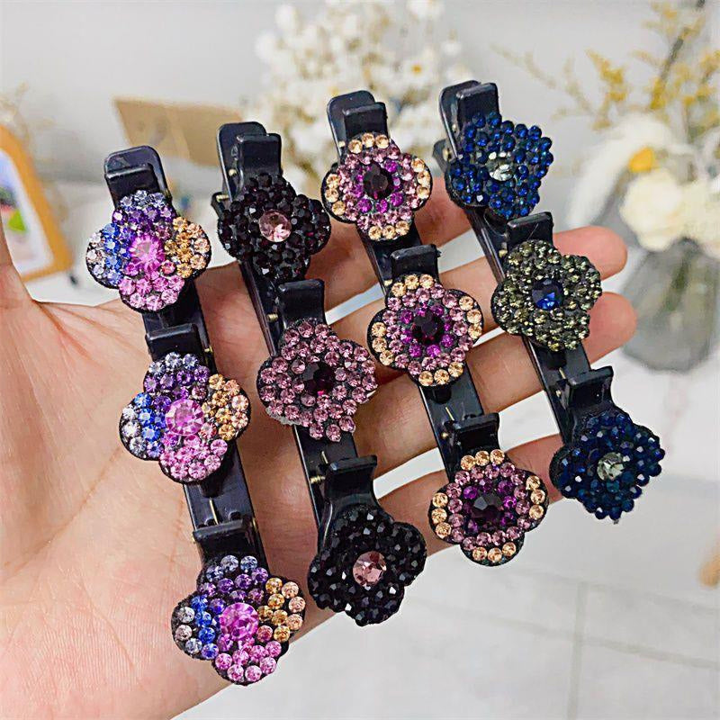Crystal Flower Hair Clip