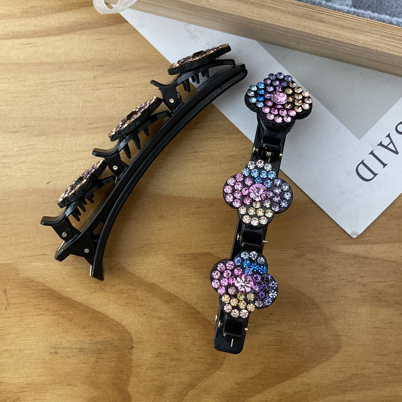 Crystal Flower Hair Clip