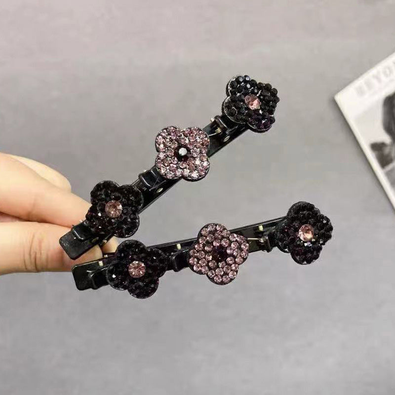 Crystal Flower Hair Clip