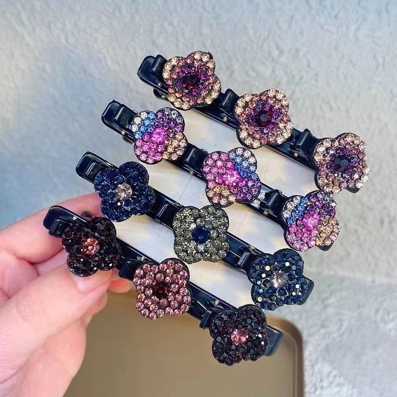 Crystal Flower Hair Clip