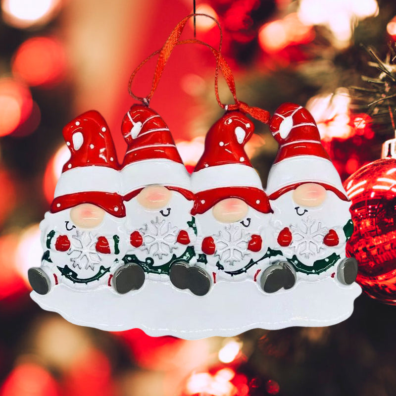 Custom Family Christmas Tree Ornament with Names – Dwarfs Family Design