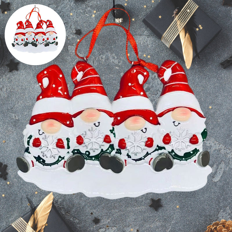 Custom Family Christmas Tree Ornament with Names – Dwarfs Family Design