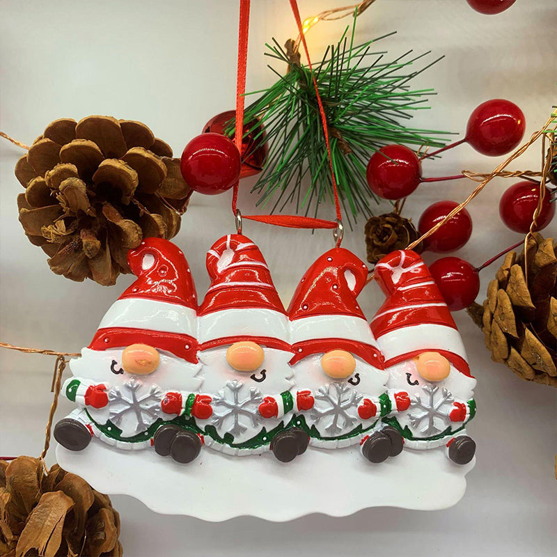 Custom Family Christmas Tree Ornament with Names – Dwarfs Family Design