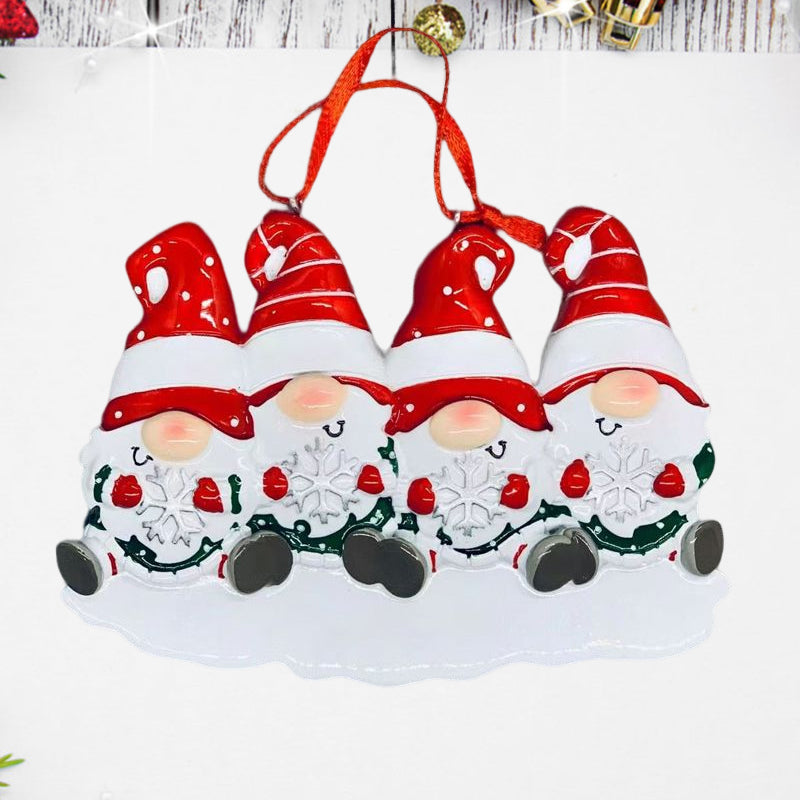 Custom Family Christmas Tree Ornament with Names – Dwarfs Family Design