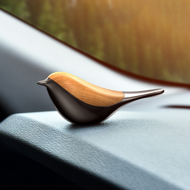 Cute Bird Car Air Freshener with Magnetic Lid & 2 Refills