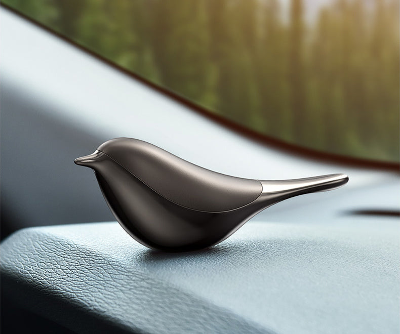 Cute Bird Car Air Freshener with Magnetic Lid & 2 Refills