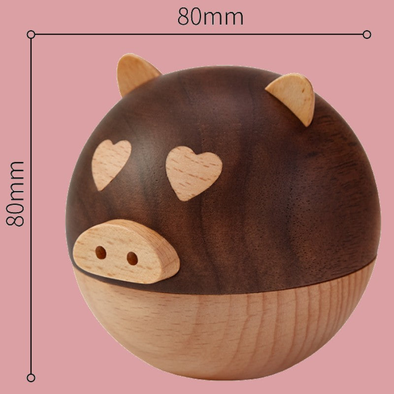 Cute Wooden Jewelry Box for Necklaces, Earrings, Rings & Cufflinks