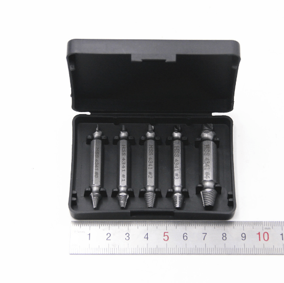 Damaged Screw Extractor Set – Heavy-Duty HSS Steel
