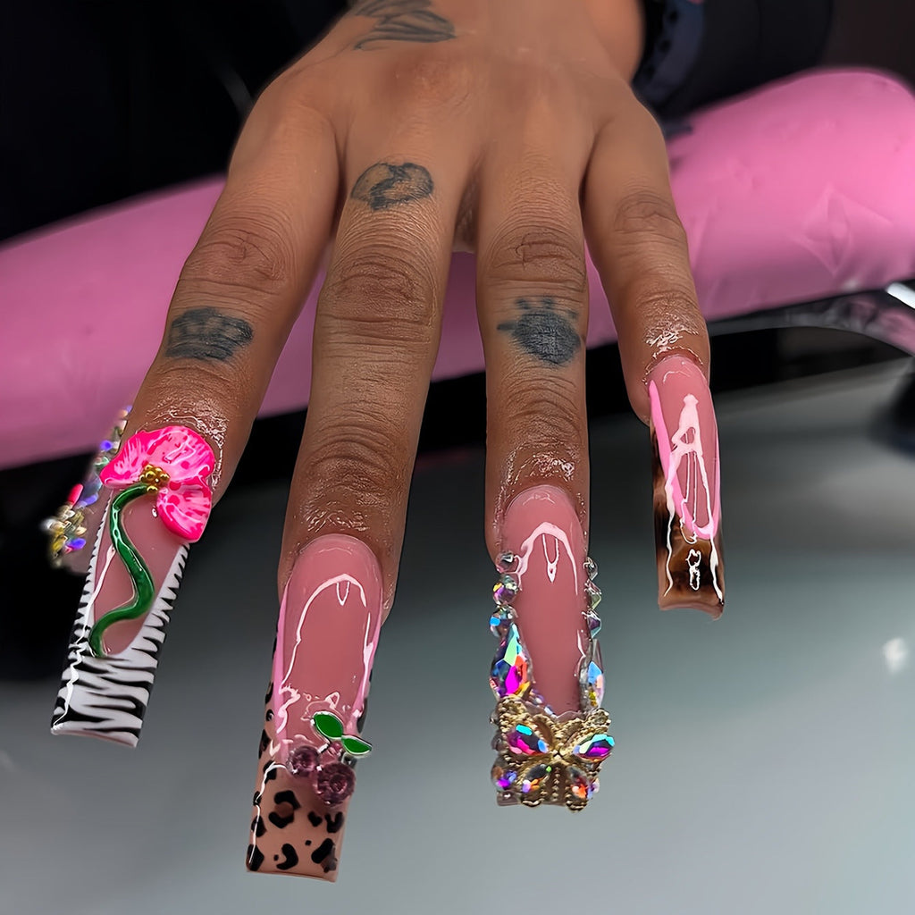 Decorative 3D Nail Extension Set
