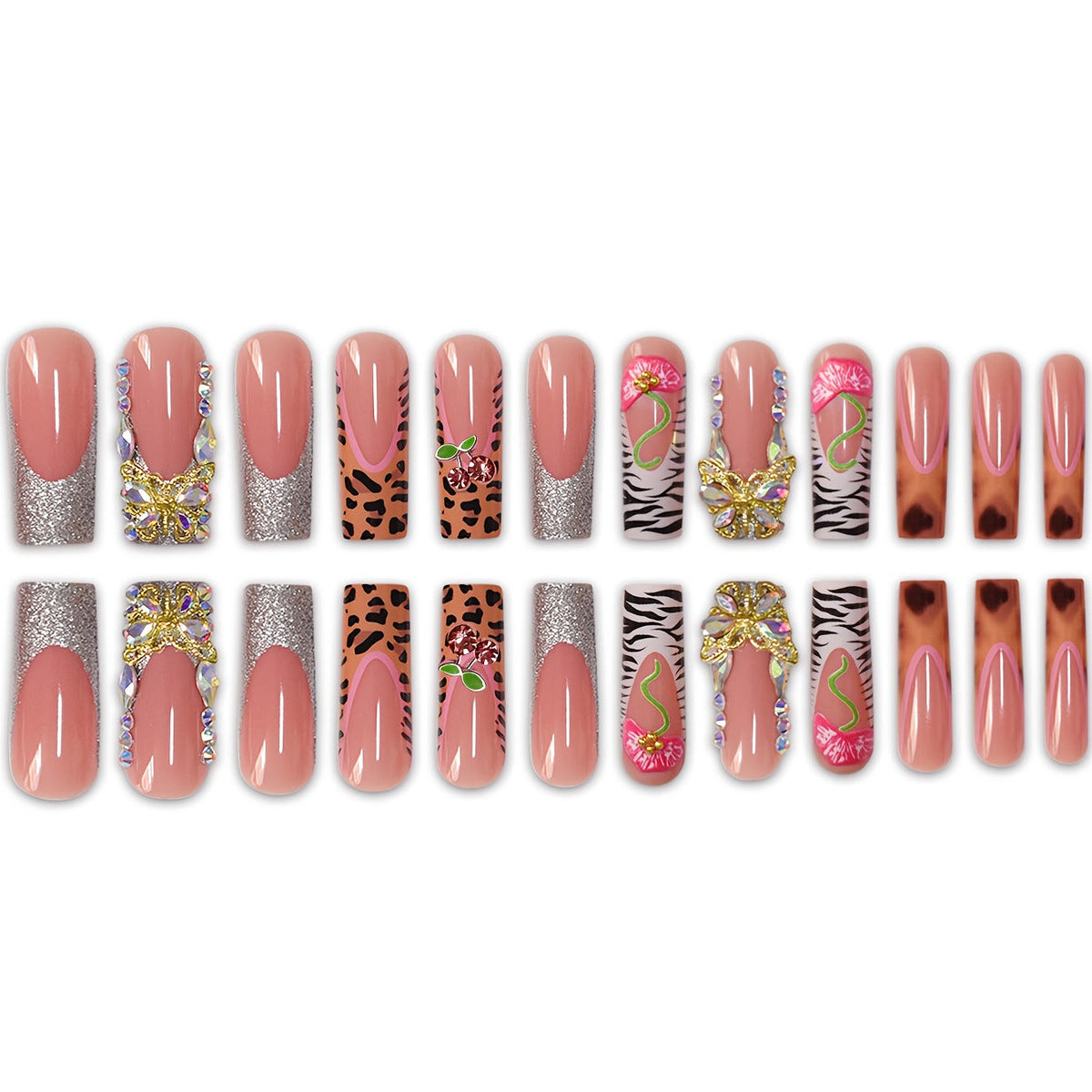 Decorative 3D Nail Extension Set