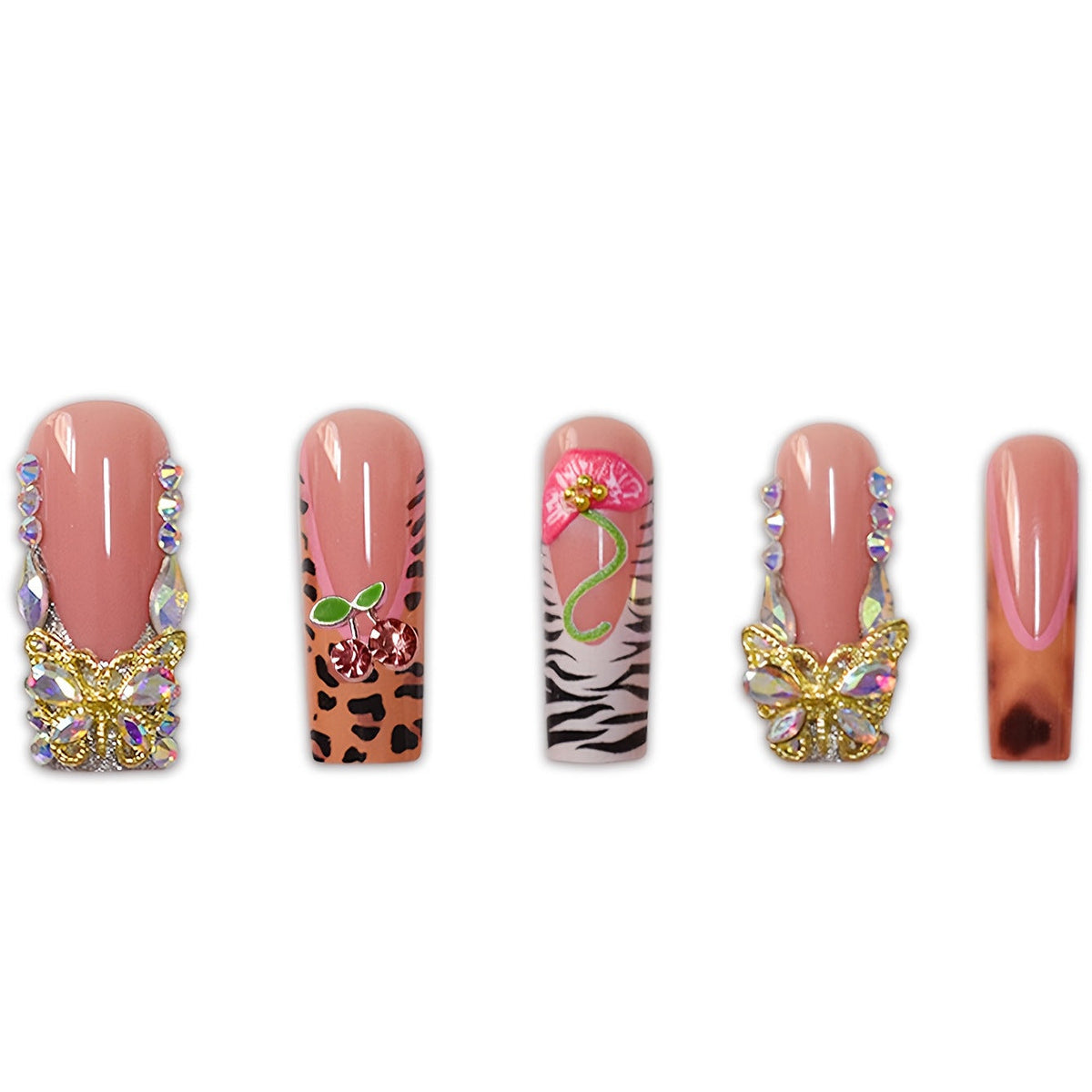 Decorative 3D Nail Extension Set