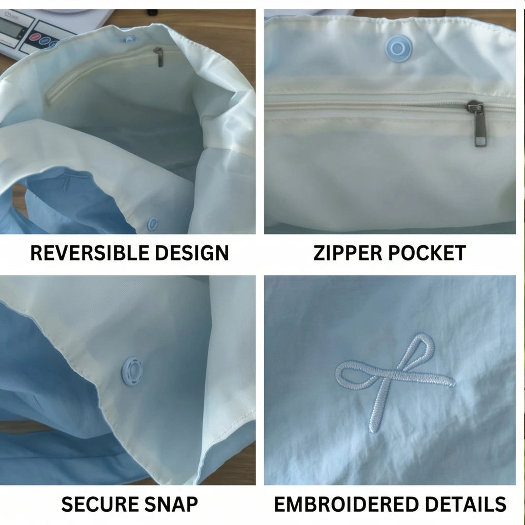 Decorative Bow Tote Bag