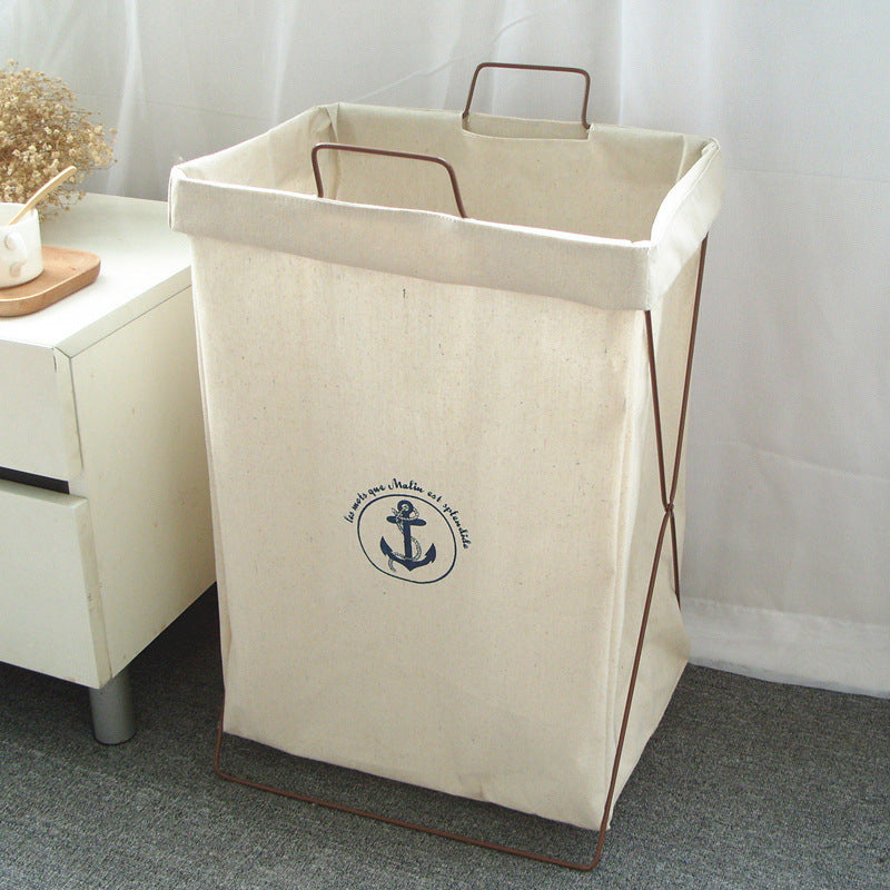 Decorative Laundry Basket with Inspiring Quotes