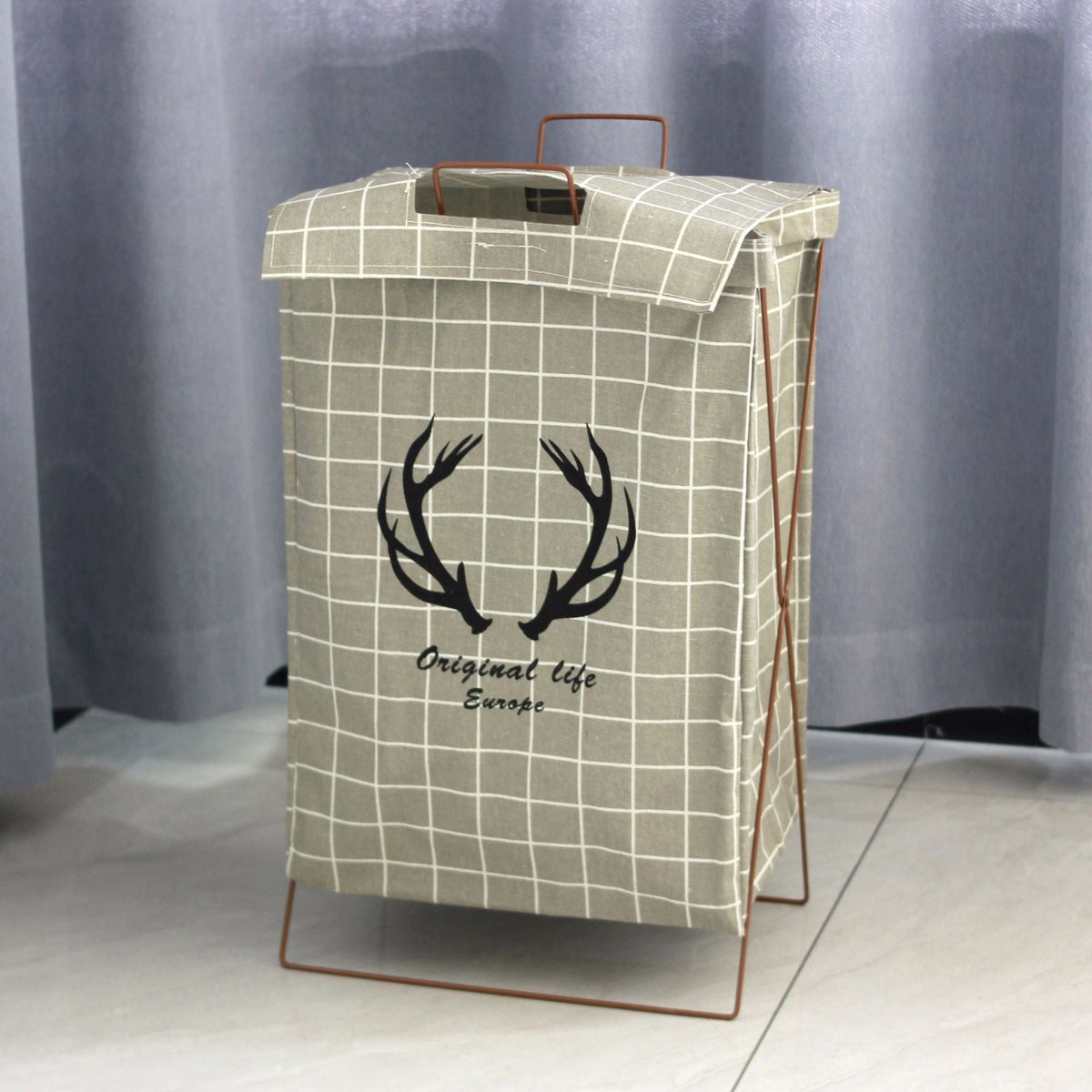 Decorative Laundry Basket with Inspiring Quotes