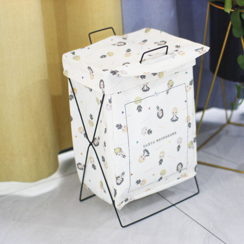 Decorative Laundry Basket with Inspiring Quotes