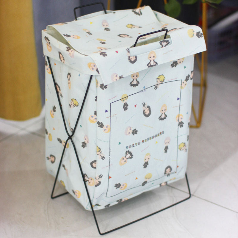 Decorative Laundry Basket with Inspiring Quotes