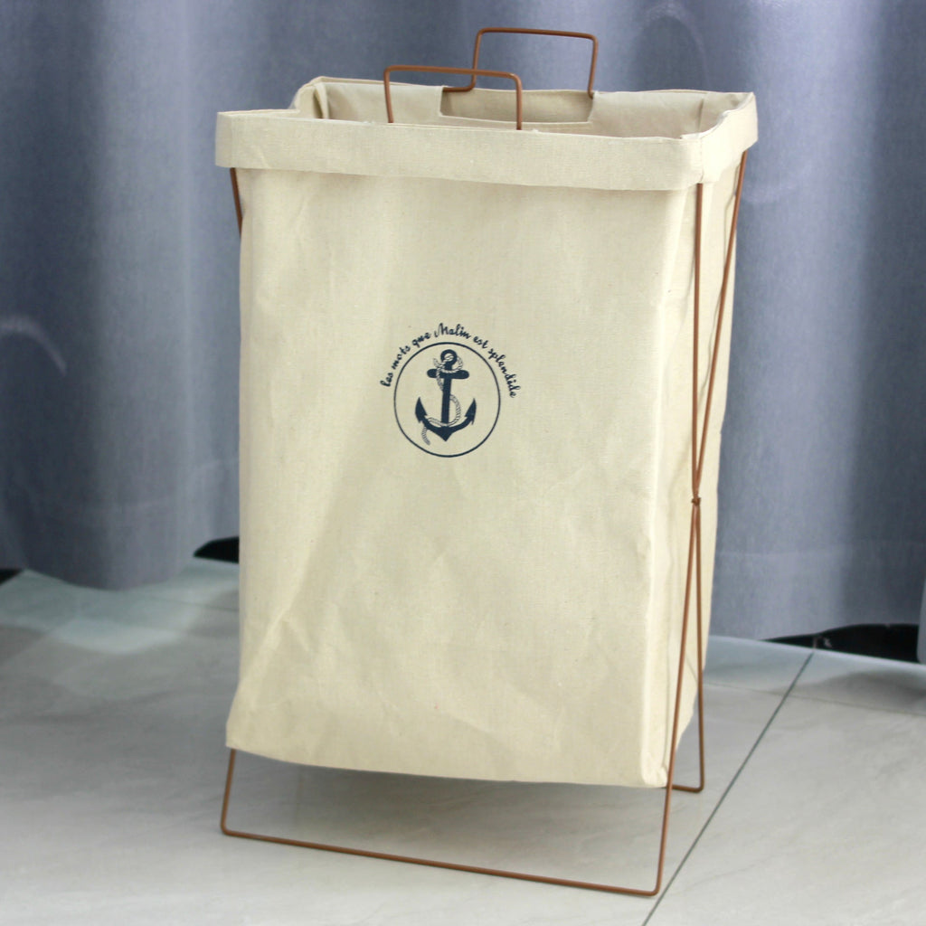 Decorative Laundry Basket with Inspiring Quotes
