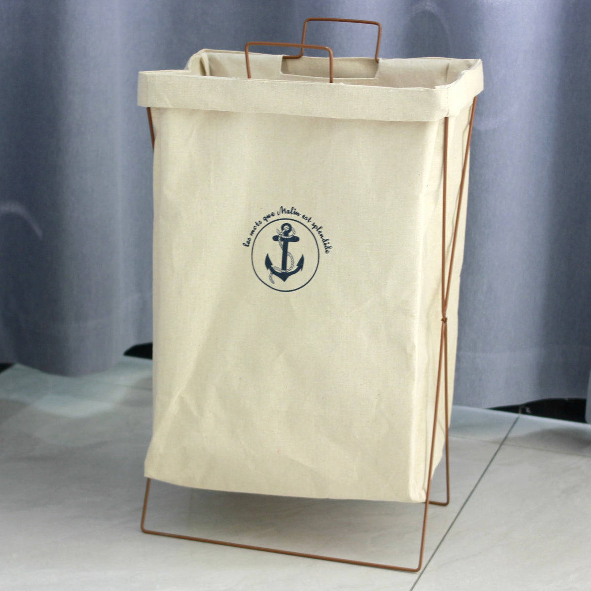 Decorative Laundry Basket with Inspiring Quotes