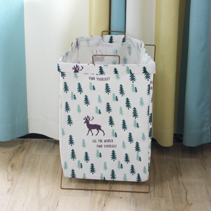 Decorative Laundry Basket with Inspiring Quotes