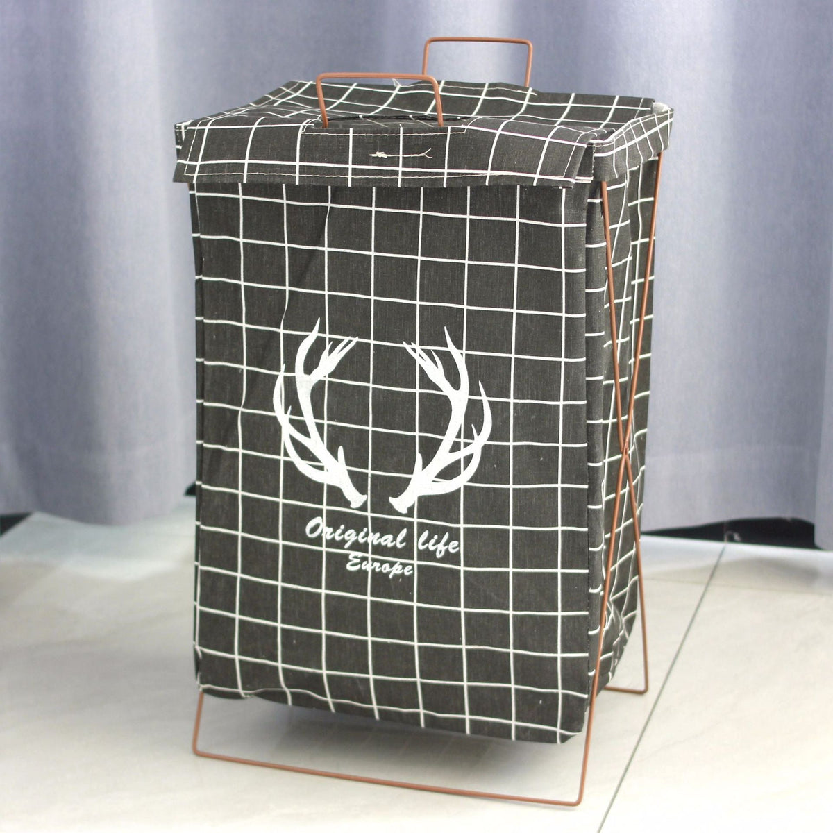 Decorative Laundry Basket with Inspiring Quotes