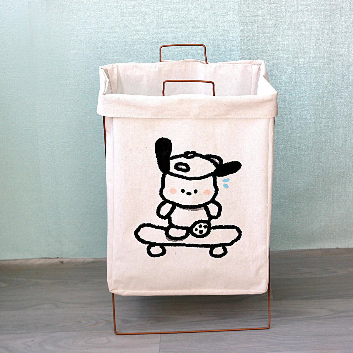 Decorative Laundry Basket with Inspiring Quotes
