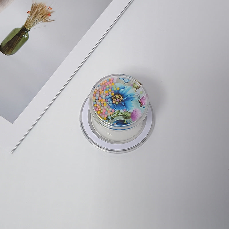 Decorative Storage Container with Polka Dot Pattern