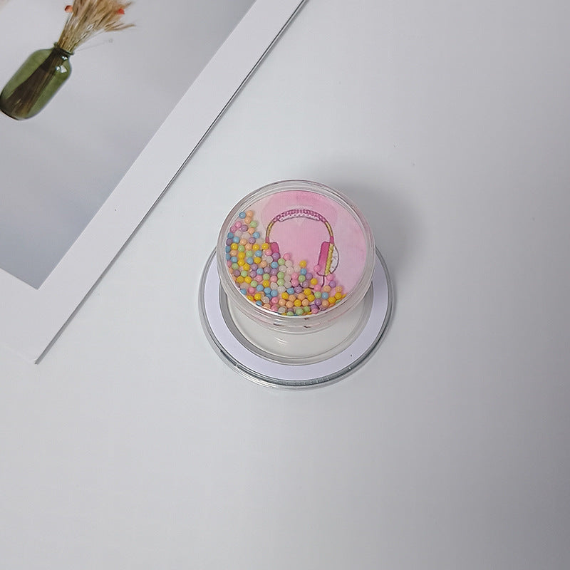 Decorative Storage Container with Polka Dot Pattern