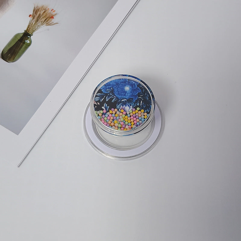 Decorative Storage Container with Polka Dot Pattern