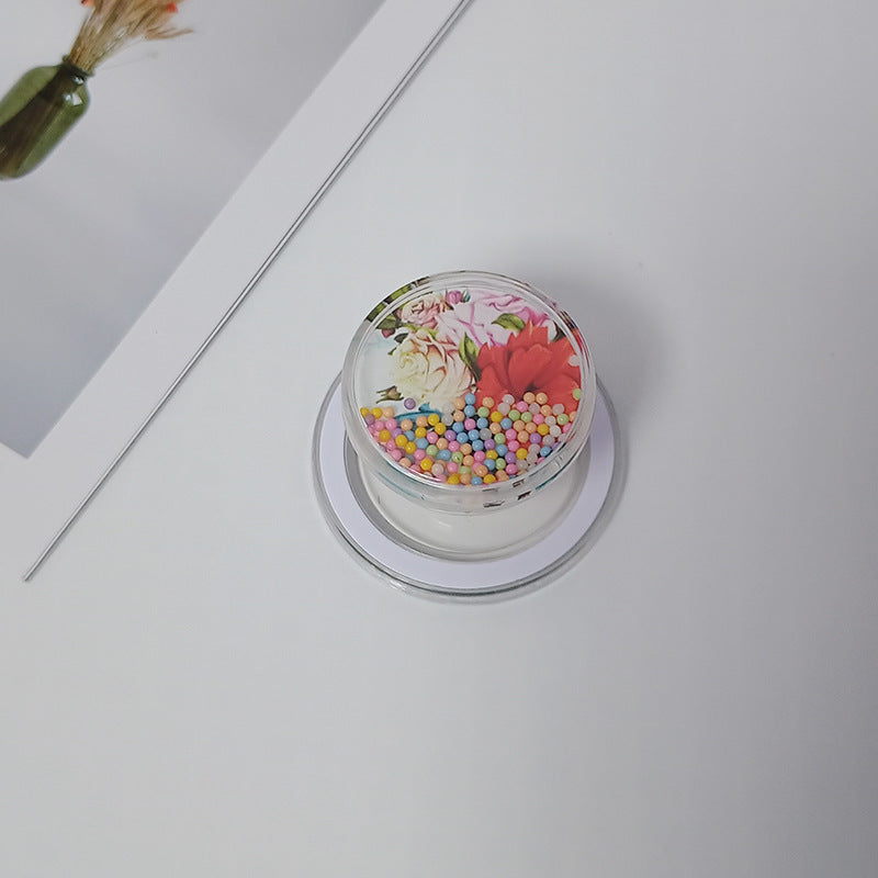 Decorative Storage Container with Polka Dot Pattern