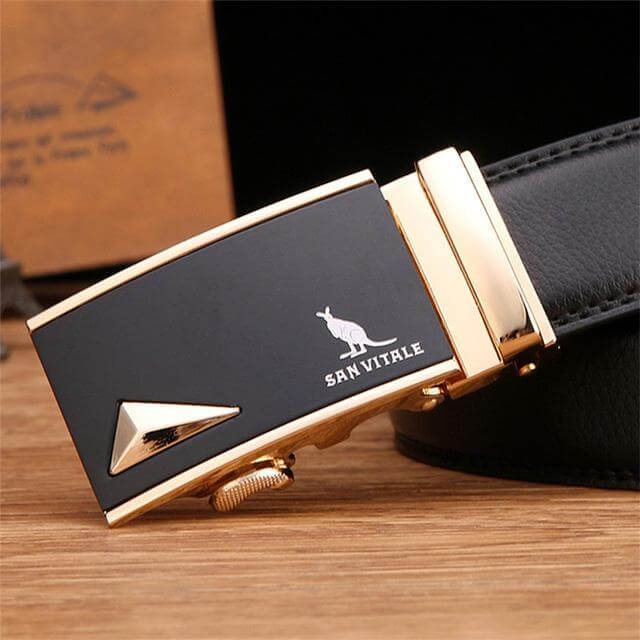 Designer Men's Leather Belt