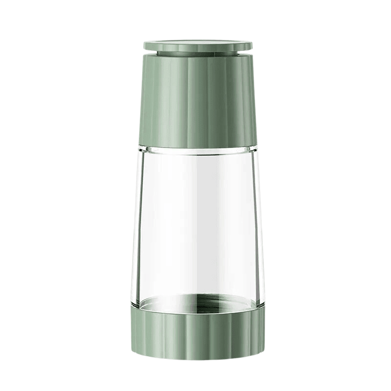 Designer Pepper Mill with Transparent Glass Body