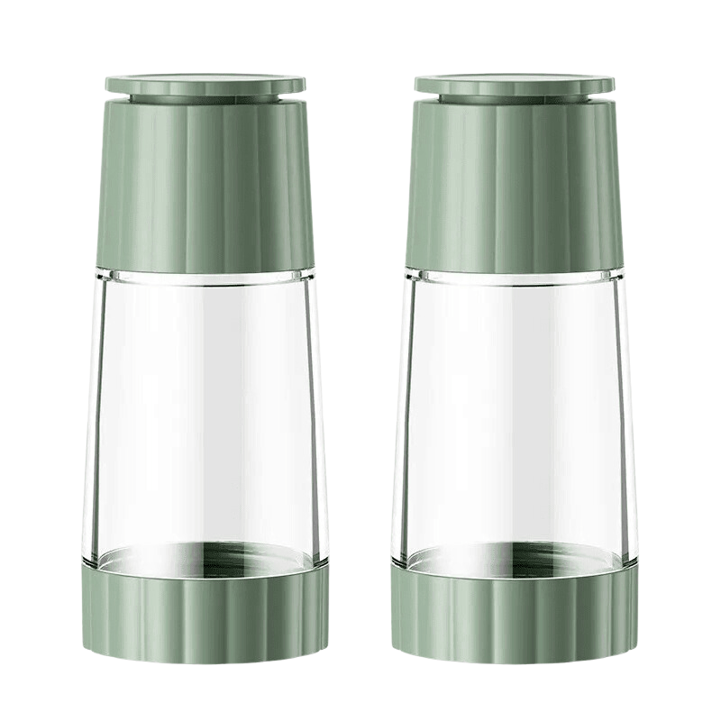 Designer Pepper Mill with Transparent Glass Body