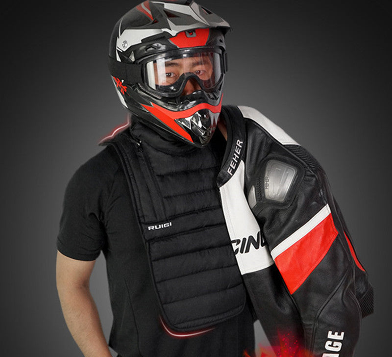 Detachable Extended Chest Protection and Cold Weather Scarf