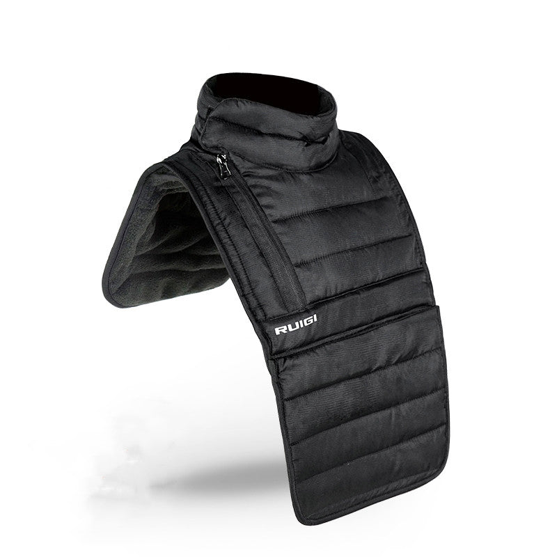 Detachable Extended Chest Protection and Cold Weather Scarf