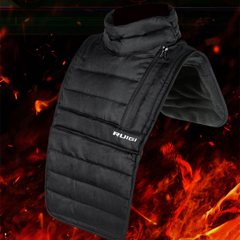 Detachable Extended Chest Protection and Cold Weather Scarf