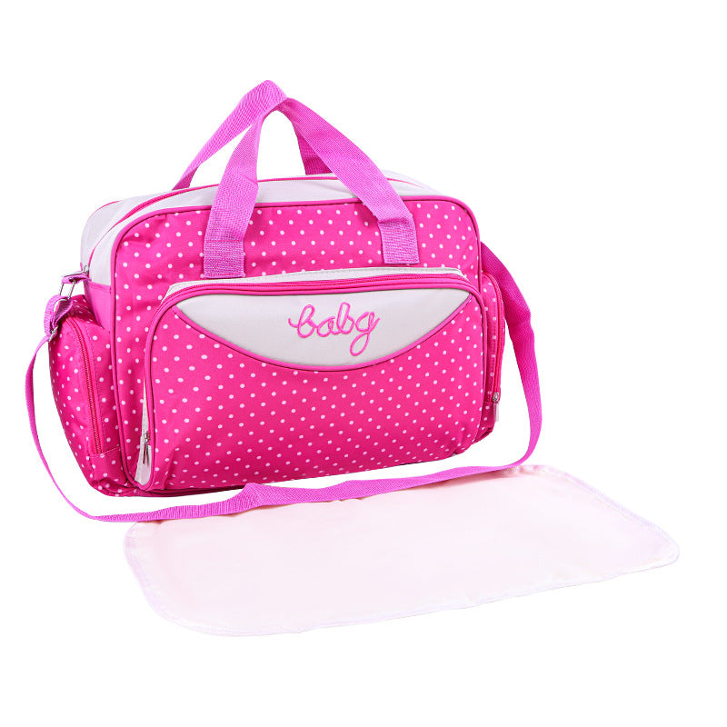 Diaper bag with practical compartments