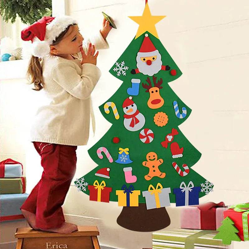 DIY Felt Christmas Tree Ornament Kit for Kids