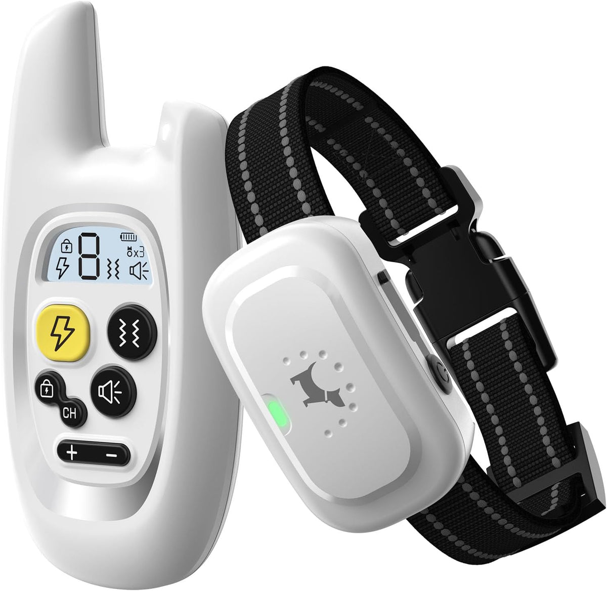 Dog Training Collar with Remote – Shock Lock, Sound & Vibration Modes, Waterproof, 1600ft Range