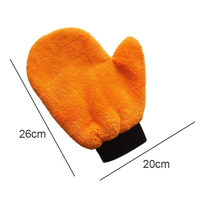 Double-Sided Microfiber Car Detailing Glove