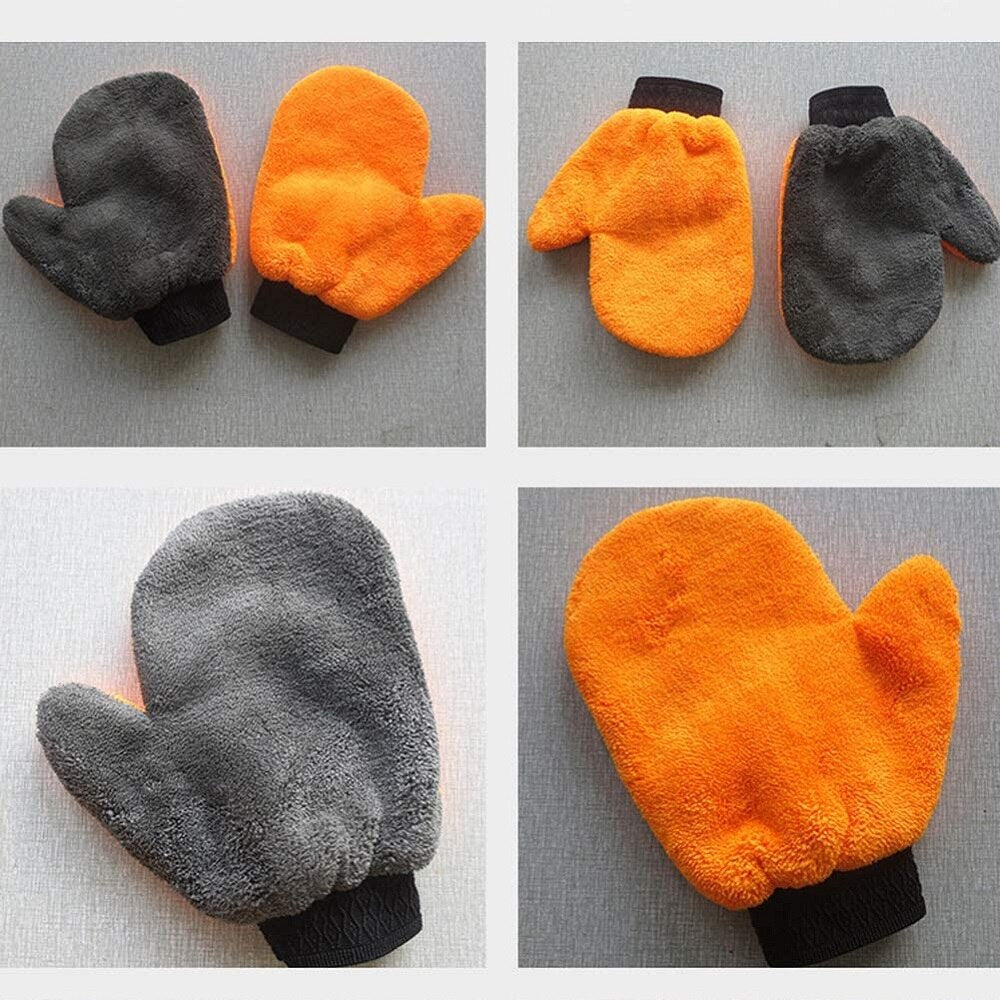 Double-Sided Microfiber Car Detailing Glove