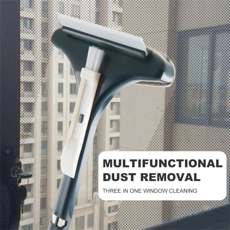 Double-Sided Window Screen Cleaning Brush with Extendable Handle