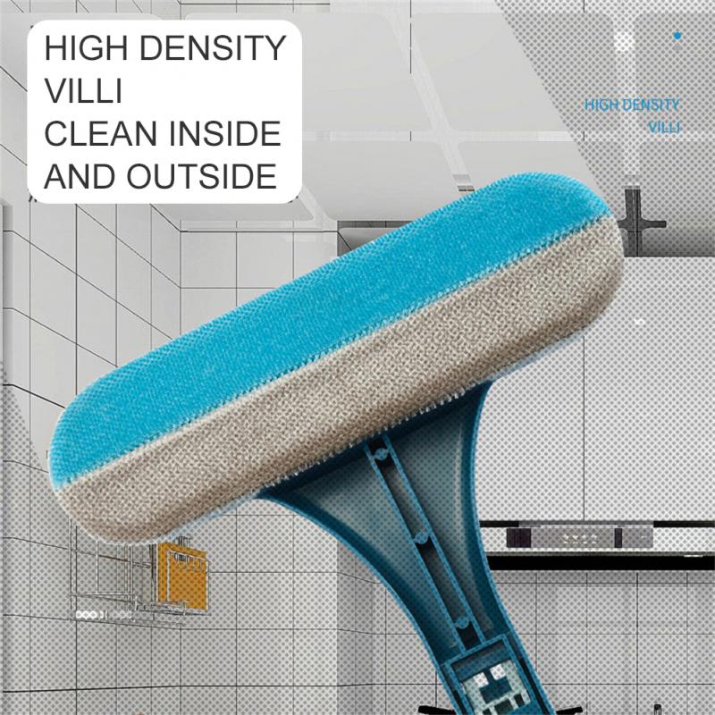Double-Sided Window Screen Cleaning Brush with Extendable Handle