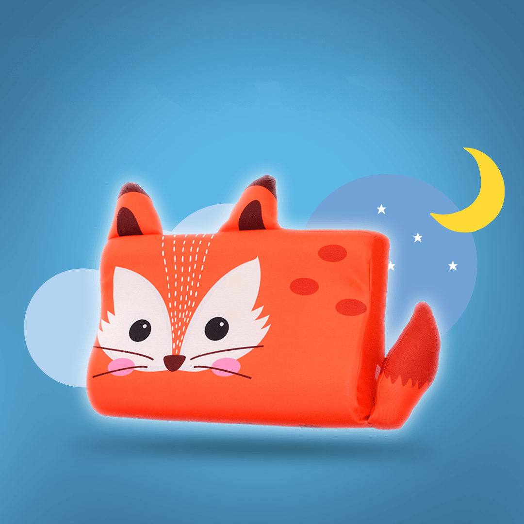DozyBear Ergonomic Kids Pillow for Healthy Sleep