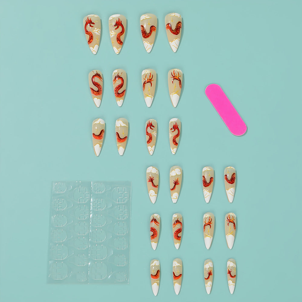 Dragon Design Press-On Nails
