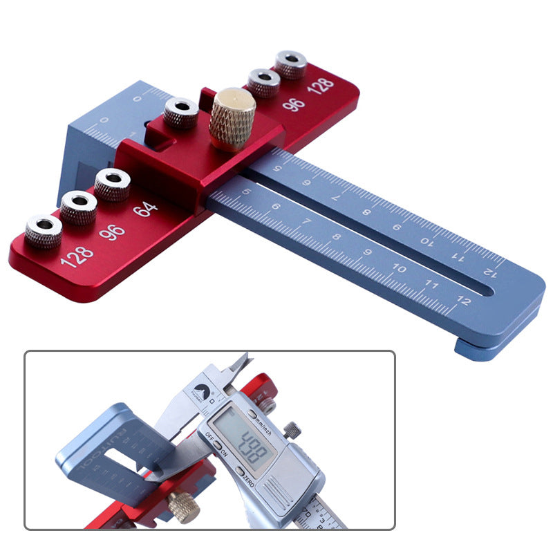 Drawer Handle Hole Punch Jig with Drill Bits