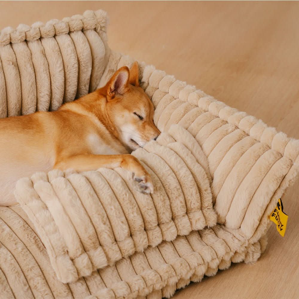 DreamPaw Orthopedic Dog Bed with Neck Support and Removable Washable Cover