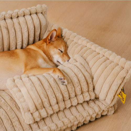 DreamPaw Orthopedic Dog Bed with Neck Support and Removable Washable Cover