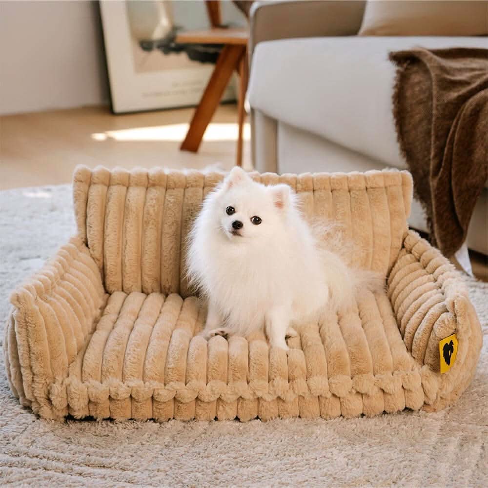 DreamPaw Orthopedic Dog Bed with Neck Support and Removable Washable Cover