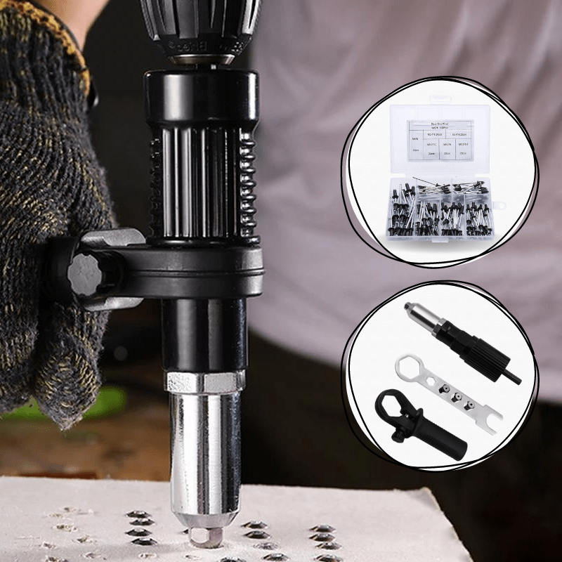 DrillRivet Quick – Universal rivet adapter for electric drills